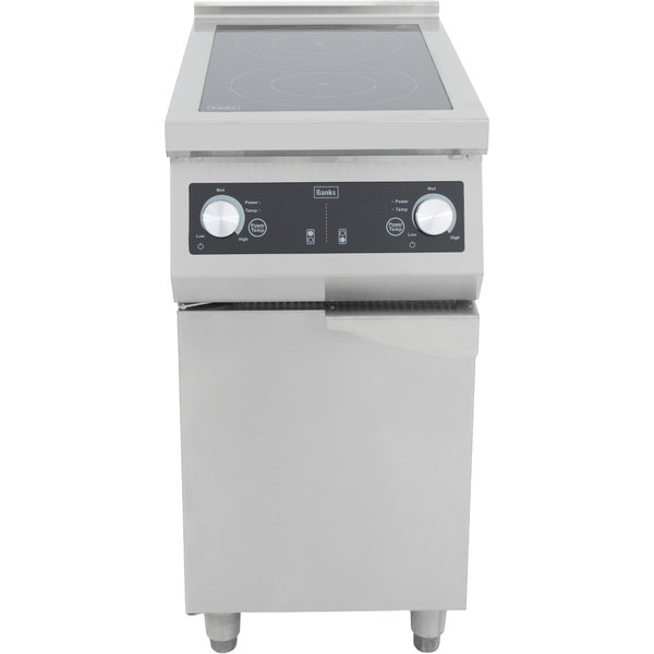 Banks D4070FS2 Heavy-Duty 2-Zone Freestanding Induction Cooker - 10kW