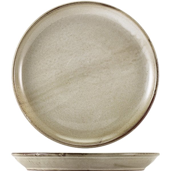 Terra Porcelain Grey Coupe Plate 30.5cm - Pack of 6