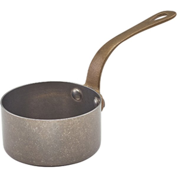 GenWare Vintage Steel Mini Sauce Pan 7 x 3.75cm - Pack of 6