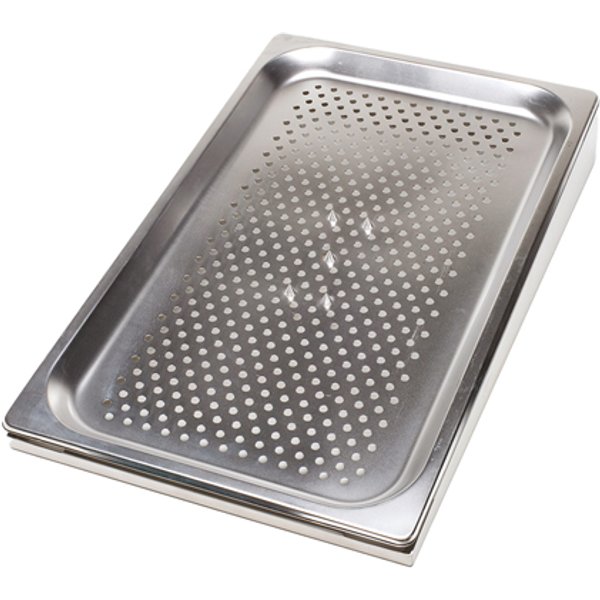 St/St Gastronorm 1/1- 5 Spike Meat Dish 25mm