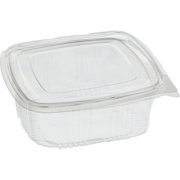 Square Salad Container 1000cc (L)175 (W)166 (H)66mm
