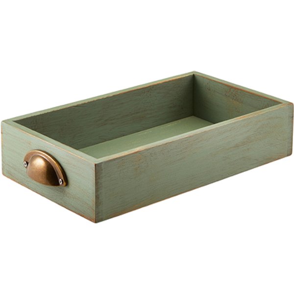 GenWare Green Wash Acacia Wood Display Drawer GN 1/3
