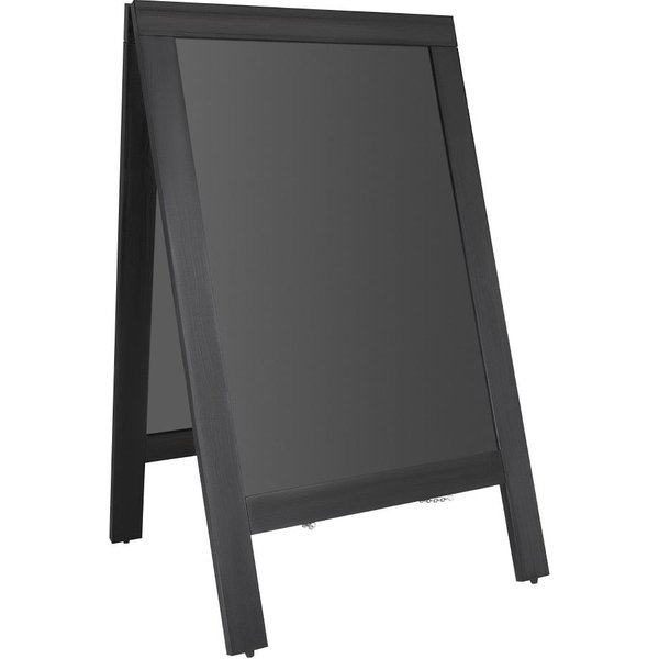 Olympia Pavement Board Black Wooden Frame 700x1200mm