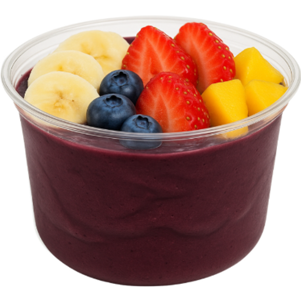 New 16oz Clear Round RPET Açaí Container (DC1)(18x32)