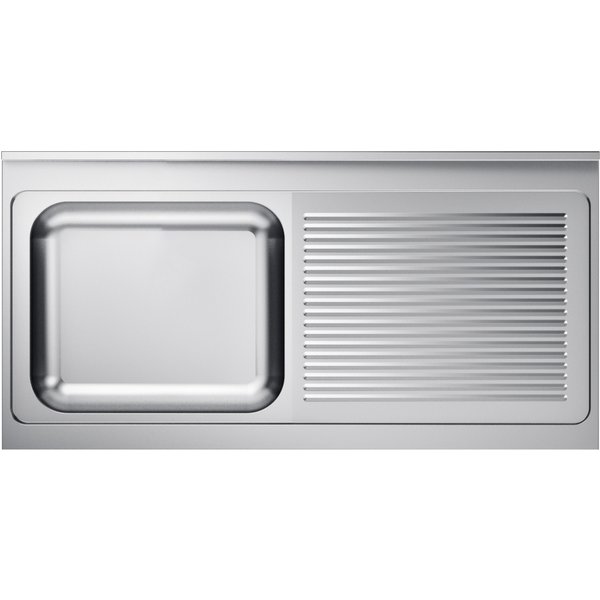 CombiSteel 700 Stainless Steel Sink Unit Tabletop 1 Left 1400
