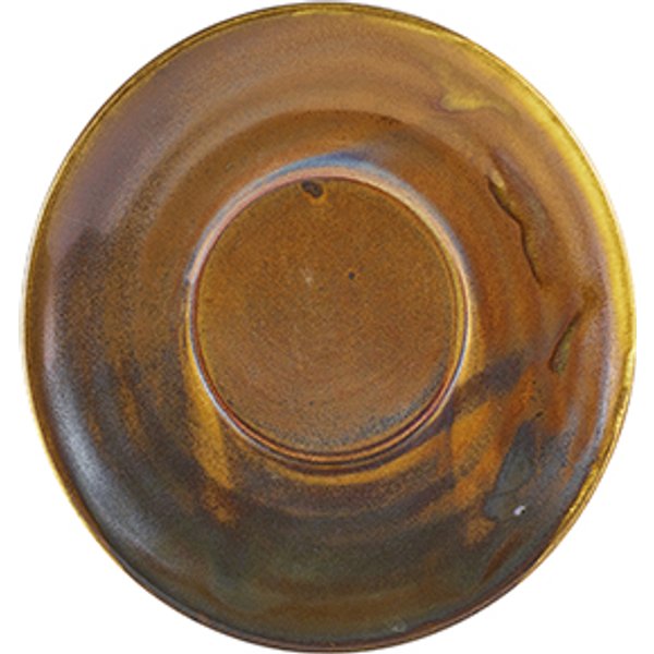 Terra Porcelain Rustic Copper Saucer 14.5cm - Pack of 6