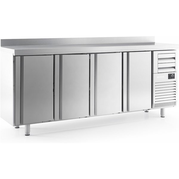 Infrico 4 Door Tall Back Bar Counter With Upstand 695L