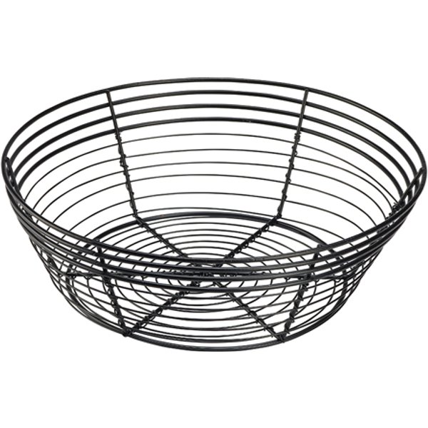 Wire Basket Round 25.5 x 8cm - Pack of 6