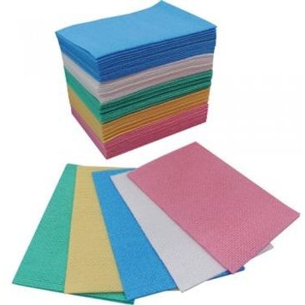 Lavette Super Envirowipe Plus Durable Anti-bacterial - Blue (6 Packs of 25)