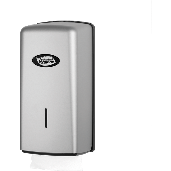 Bulk Pack Toilet Tissue Dispenser Silver