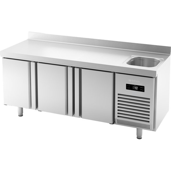 Infrico BMGN1960F Undercounters With Sink Gn1/1 700 Series – Sink Undercounter Refrigerator Gn1/1 700 Serie (GN 1/1)
