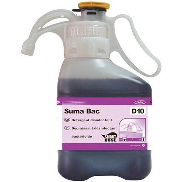 Suma Bac D10 Sanitiser - Cleaner Sanitizer -Smartdose 2X1.4ltr