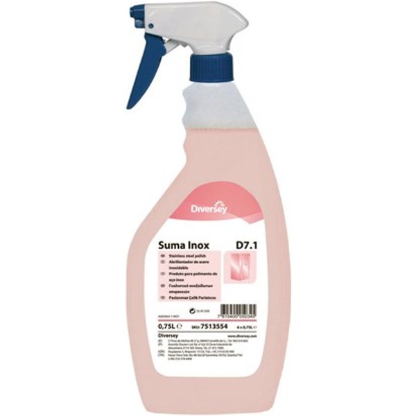 Suma Inox D7.1 Stainless Steel Polish 6x750ml