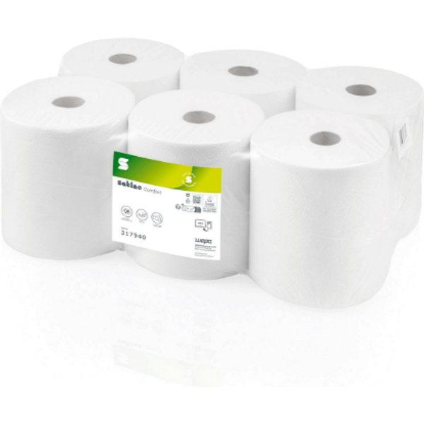 2ply Satino HiCycle 150m Hand Towel Roll Eco (PT1) (6)