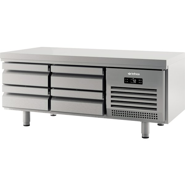 Infrico MSG1600 Undercounters MSG GN1/1 700 Series – Counter Bases Refrigerator Gn1/1 700 Serie (GN 1/1)
