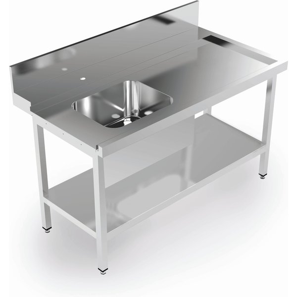 Aristarco - 1500mm Left hand Pre rinse sink for hood dishwasher
