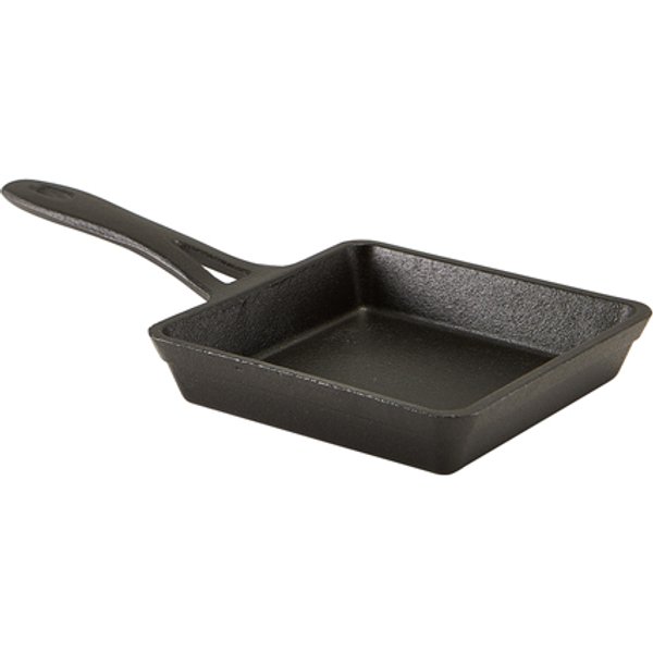 Mini Cast Iron Square Frypan 13 x 3cm