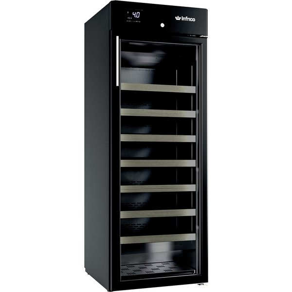 Infrico EVV70 Cavas & Dry Aging EVV Series – Black Lacquered Steel Wine Cellars
