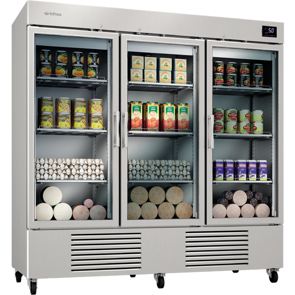 Infrico AN49CR American Line Refrigeration Cabinet Gn 2/1 Series – Reach In Refrigerator And Freezer GN 2/1 (GN 2/1)