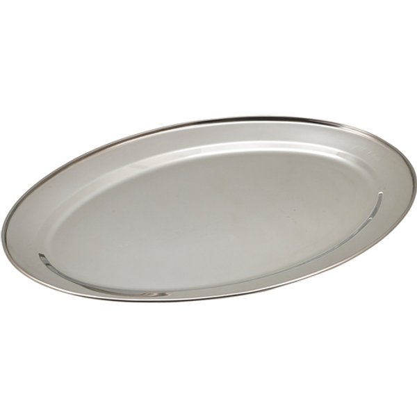 GenWare Stainless Steel Oval Flat 54.5cm/ 22"