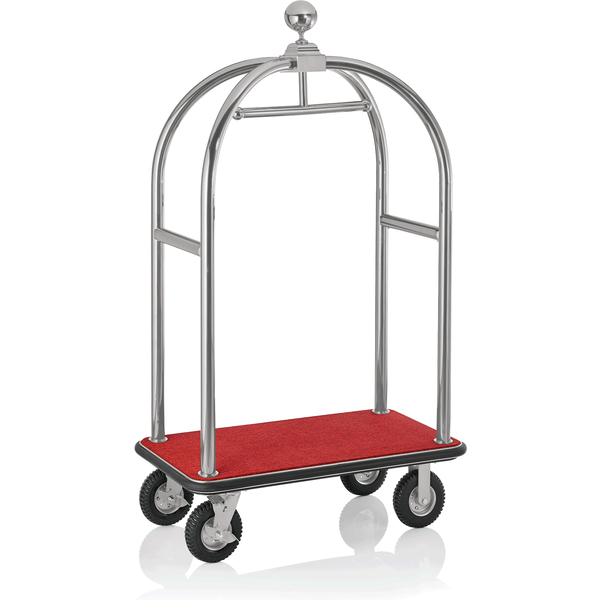 Luggage trolley Red
