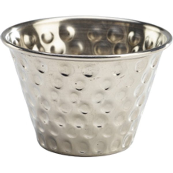 GenWare Stainless Steel Hammered Ramekin 114ml/ 4oz - Pack of 24