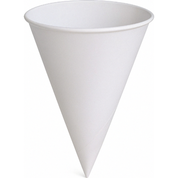 4.5oz Paper Watercones - Compostable (25x200)