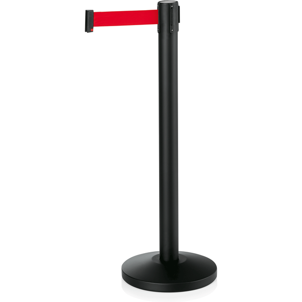 Was Germany Lightflex Barrier Post Set Black 200cm Pack of 2