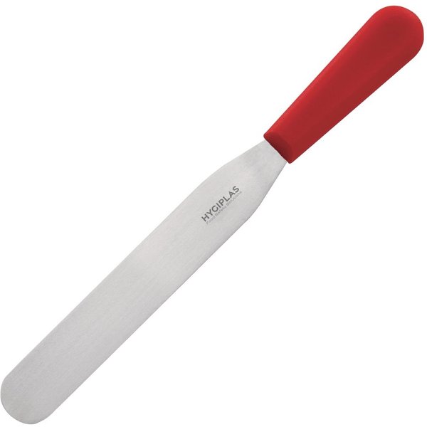 Hygiplas Straight Blade Palette Knife Red 20.5cm