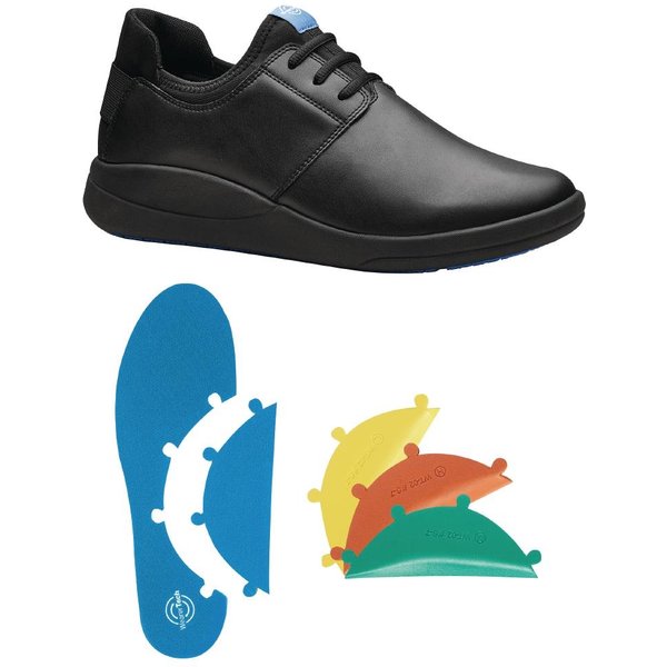 WearerTech Relieve Shoe Black/Black with Modular Insole Size 38