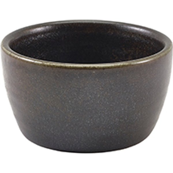 Terra Porcelain Black Ramekin 13cl/ 4.5oz - Pack of 12