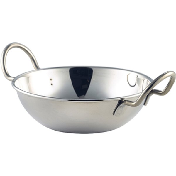 Stainless Steel Balti Dish 13cm(5")With Handl - Pack of 12