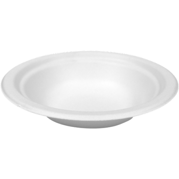 12oz White Bagasse Bowls (20x50)