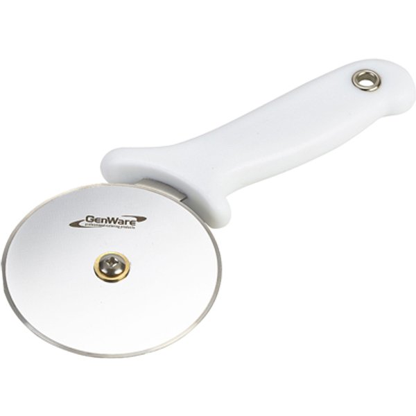 Genware Pizza Cutter White Handle