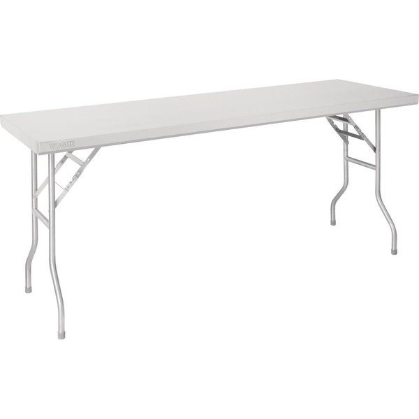 Vogue Stainless Steel Folding Work Table 1830x760x780mm