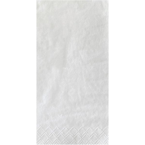 Fiesta Dinner Napkin White 40x40cm 3ply 1/8 Fold (Pack of 1000)