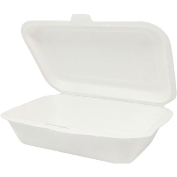 6"x4" Bagasse Small Lunch Box (20x50)