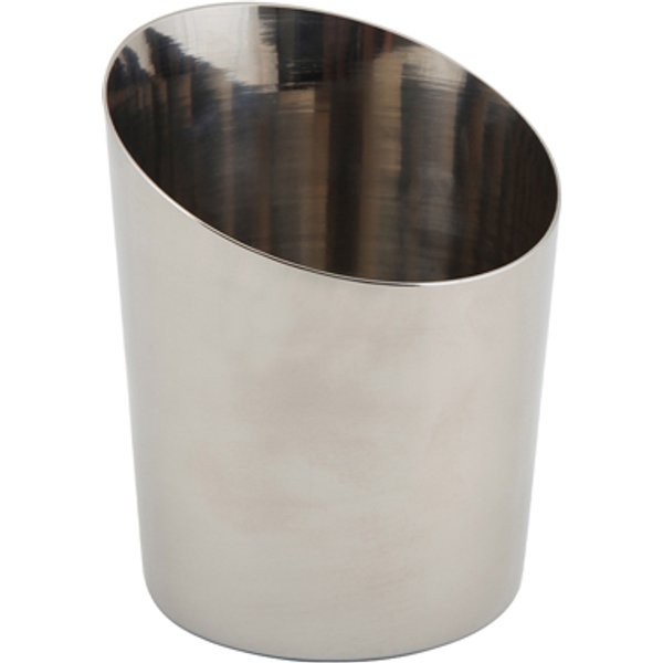 Stainless Steel Angled Cone 9.5 x 11.6cm (Dia x H) - Pack of 12