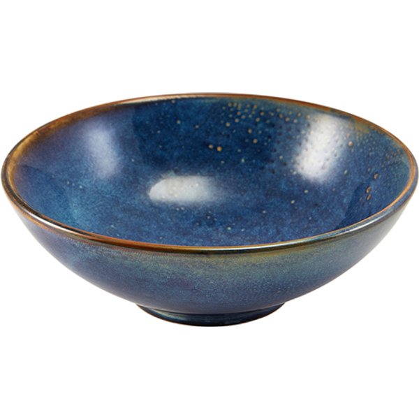 Terra Porcelain Aqua Blue Noodle Bowl 20.2cm - Pack of 6