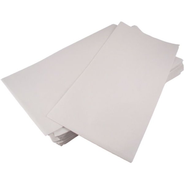 90x90cm Tamask White Table Cover (10 x 25)