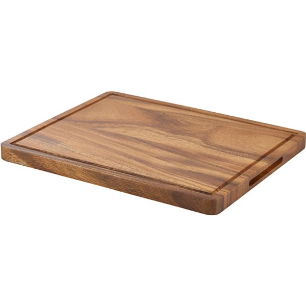 Genware Acacia Wood Serving Board 28 x 20 x 2cm