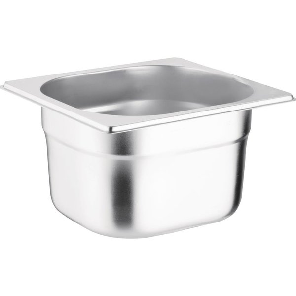 Vogue Stainless Steel 1/6 Gastronorm Tray 100mm