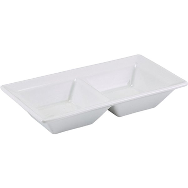 GenWare Porcelain Double Dish 15 x 8cm/ 6 x 3" - Pack of 6