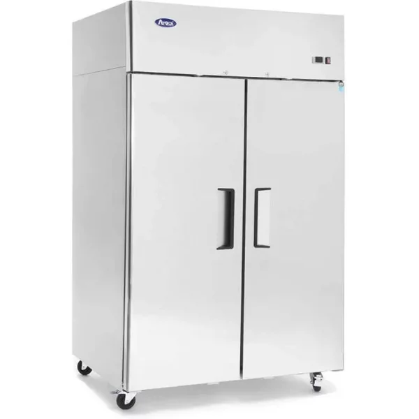 Atosa YBF9219GR Slimline Upright Double Door Freezer 900ltrs