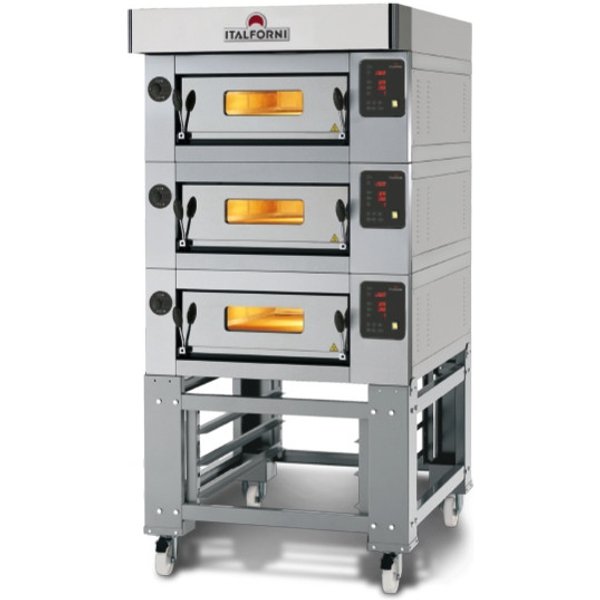 Italforni LSB-3 Heavy duty Triple deck electric pizza oven - 18 x 12" pizzas