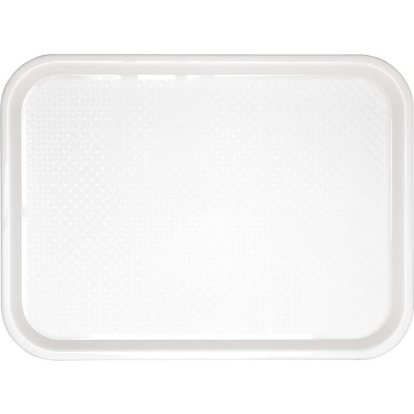 Olympia Kristallon Polypropylene Fast Food Tray White Large 450mm