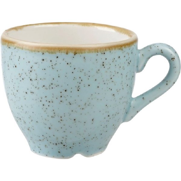 Churchill Stonecast Espresso Cups Duck Egg Blue 100ml (12 Pack)