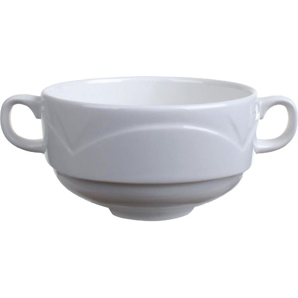 Steelite Bianco Handled Soup Cups 284ml (36 Pack)