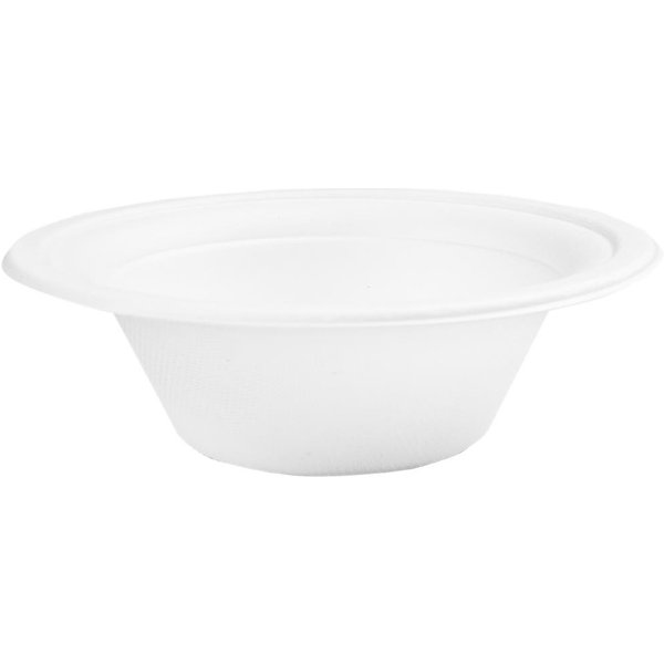 Vegware Nourish Moulded Fibre Tall Bowls 340ml (500 Pack)