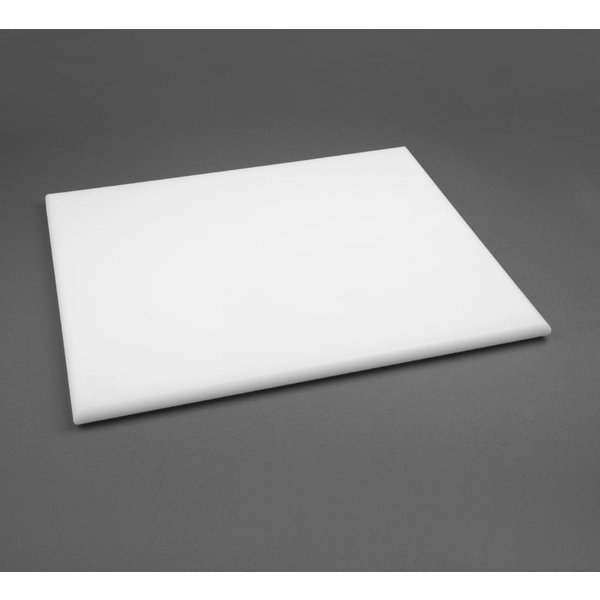 Hygiplas Thick High Density White Chopping Board Large 600x450x25mm